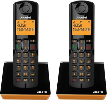 TELEFONO ALCATEL S280 DÚO Ewe BLK/Orange